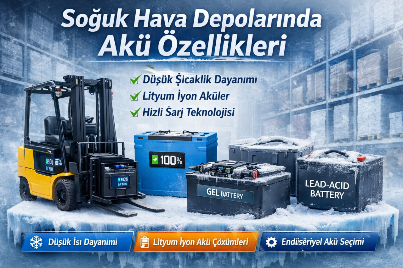 Soğuk Hava Depolarında Çalışacak Depo Ekipmanlarının Akü Özellikleri